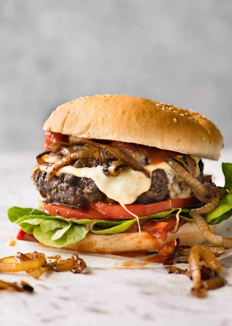 Big, Juicy Hamburgers - RecipeTin Eats Big, Juicy Hamburgers - RecipeTin Eats
